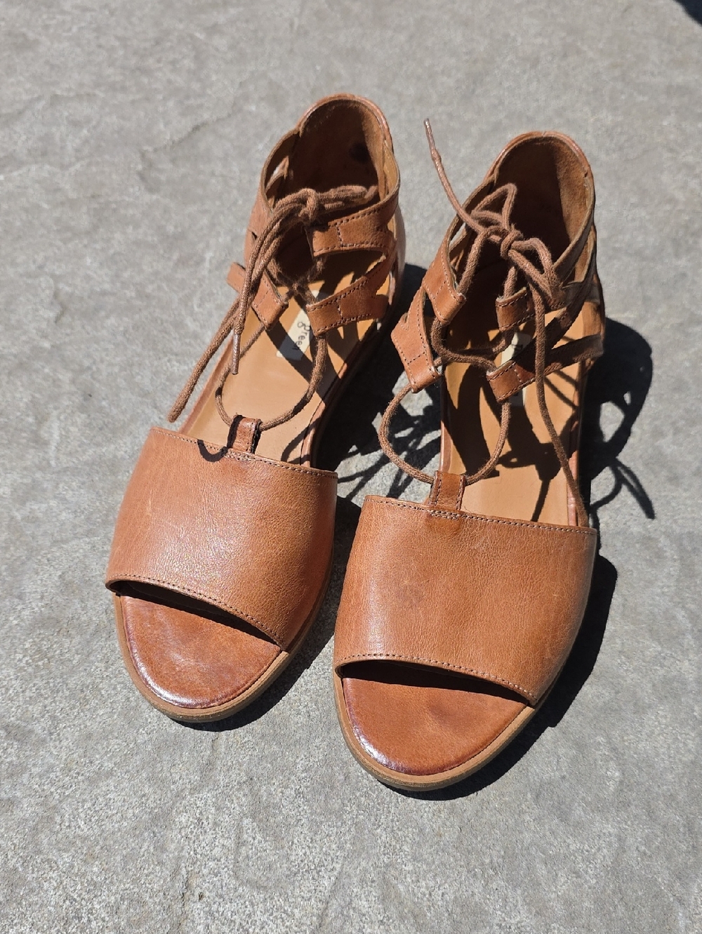 Paul Green Handcrafted Morea Lace Up Open Toe Sandal